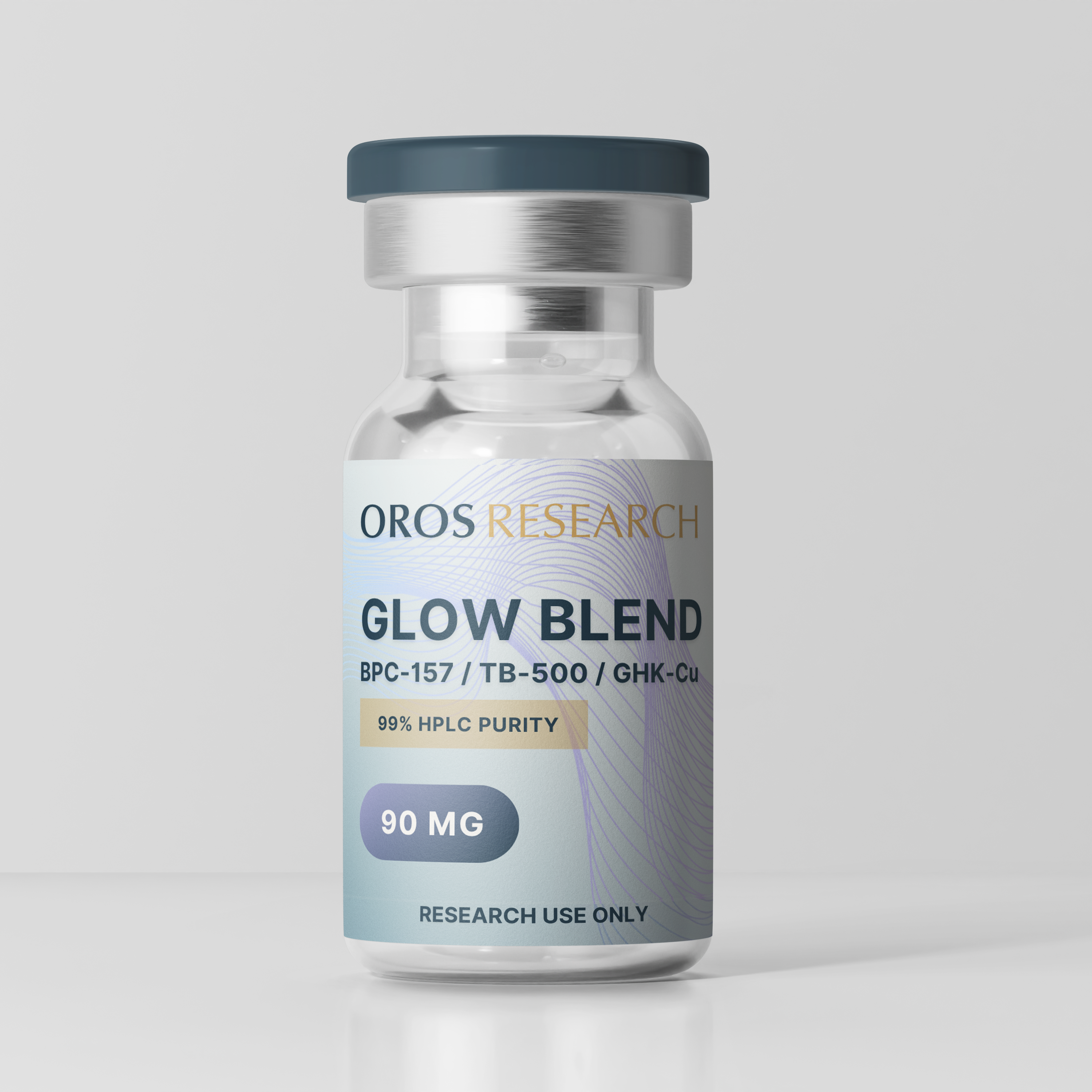 GHK-Cu 50mg, BPC-157 10mg, TB-500 10mg (Glow Blend) - OROS Research