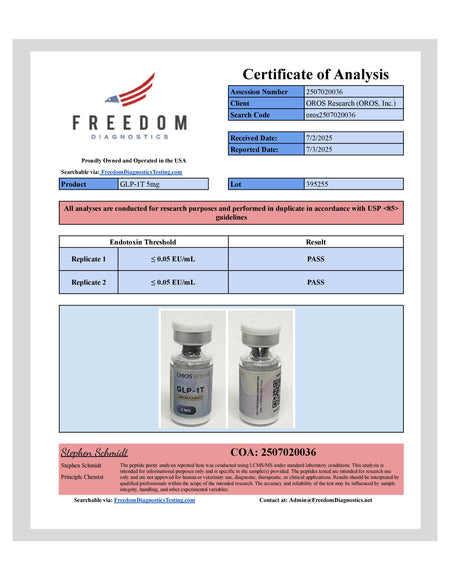 GLP-1T 5mg - OROS Research