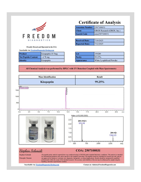Kisspeptin-10 5mg - OROS Research