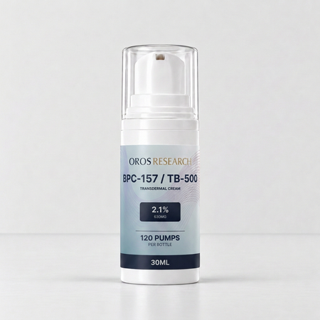 BPC-157 1.25%, TB-500 (TB4) 0.85% Topical (630mg Blend) - OROS Research