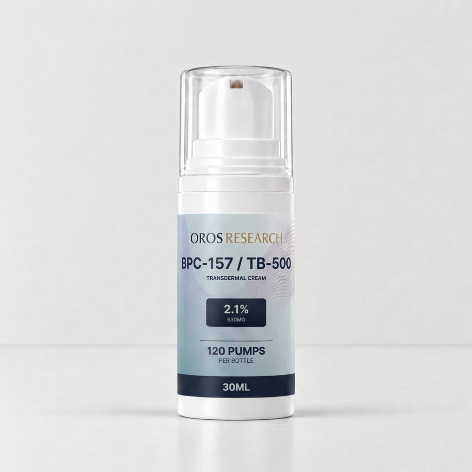 BPC-157 1.25%, TB-500 (TB4) 0.85% Topical (630mg Blend) - OROS Research