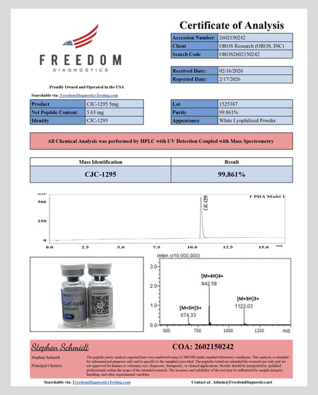 CJC-1295 (No DAC) 5mg - OROS Research