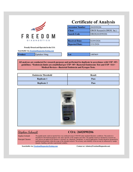 Epithalon (Epitalon) 10mg - OROS Research