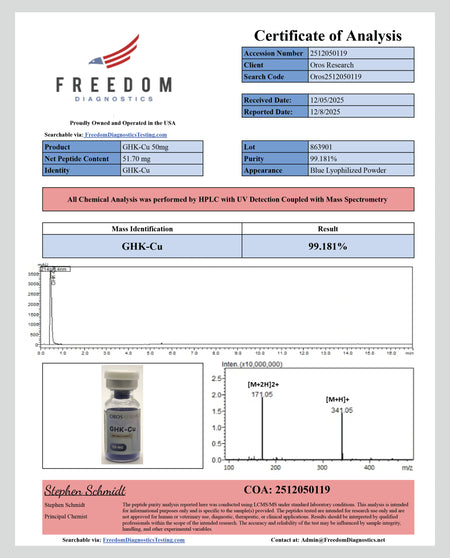 GHK‐Cu 50mg - OROS Research