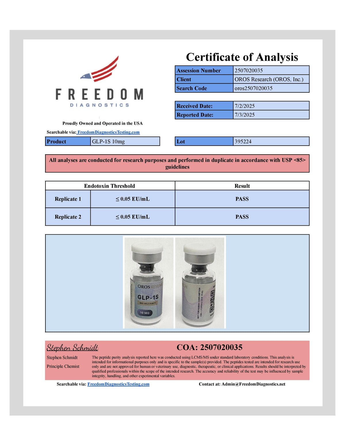 GLP-1S 10mg - OROS Research