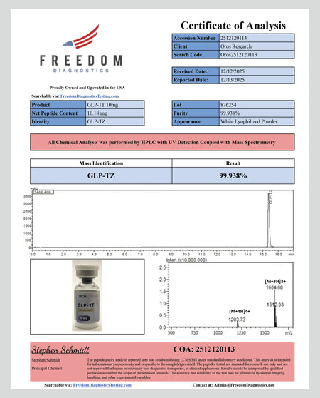GLP-1T 10mg - OROS Research