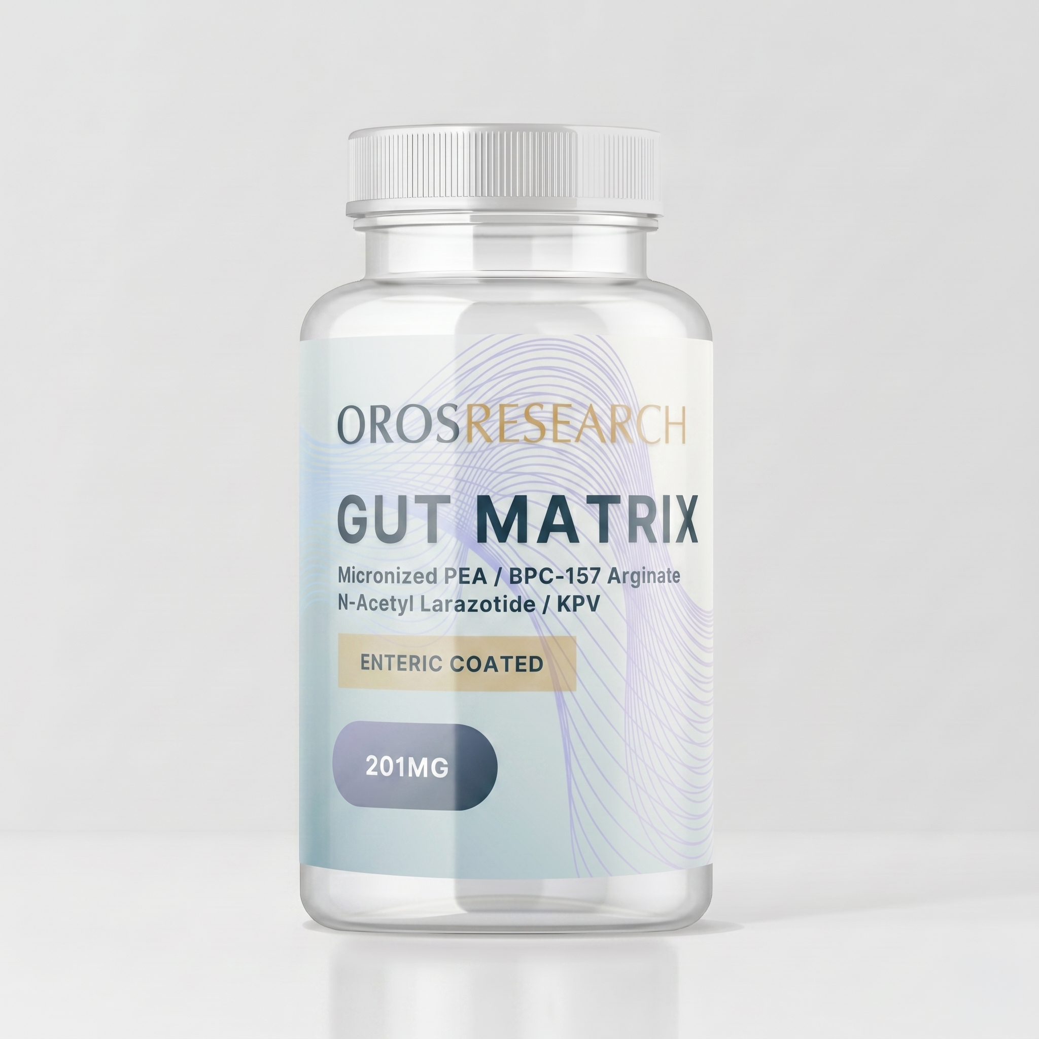Gut Matrix - Micro PEA, BPC-157  Arginate, KPV, N-Acetyl Larazotide 201mg Blend (60 Capsules) - OROS Research