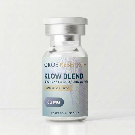 KLOW - GHK-Cu 50mg, BPC-157 10mg, TB-500 10mg, KPV 10mg (80mg Blend) - OROS Research