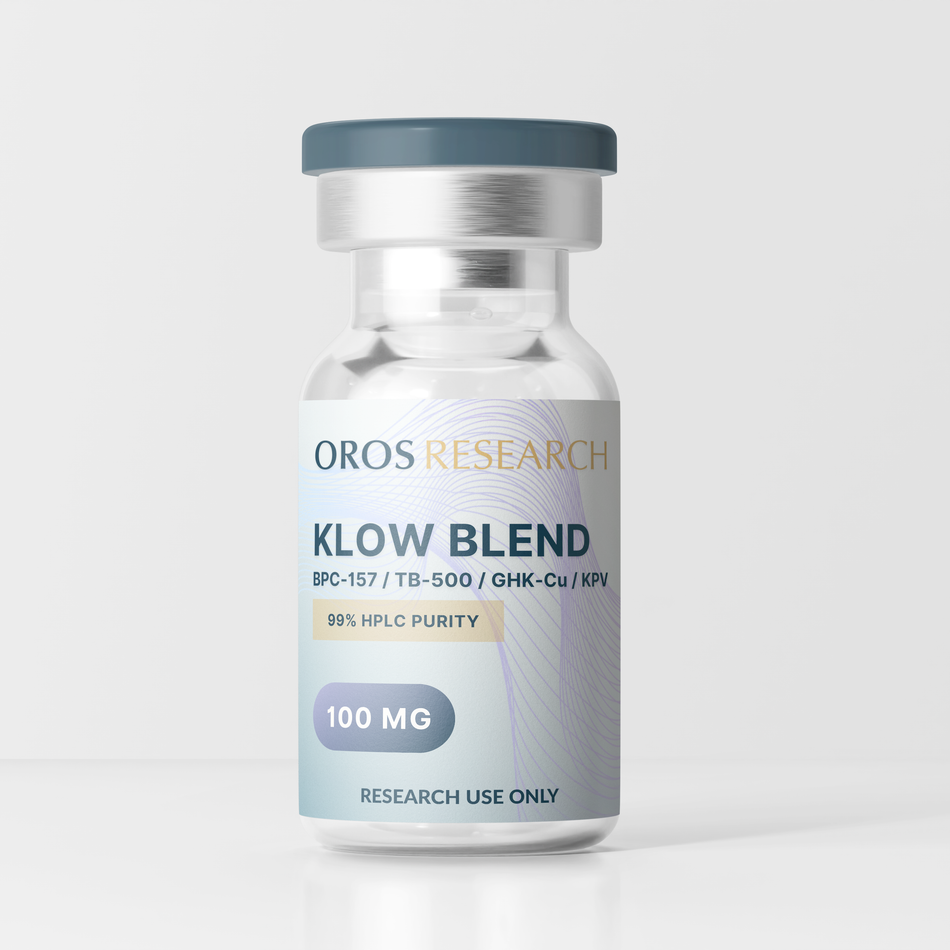 KLOW - GHK-Cu 70mg, BPC-157 10mg, TB-500 10mg, KPV 10mg (100mg Blend) - OROS Research