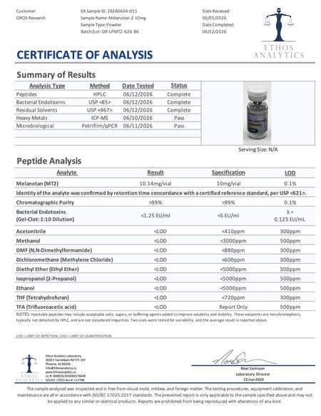 melanotan 2 manufacturers Melanotan-2 10mg - High-Purity USA-Made Peptides