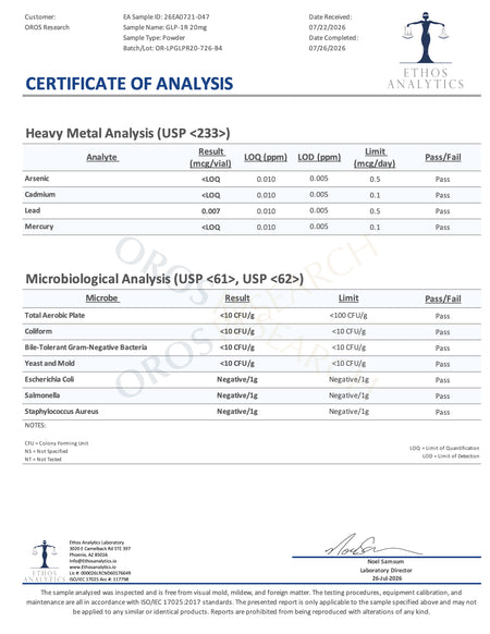 OR-3R 20mg (Triple-Agonist) - OROS Research