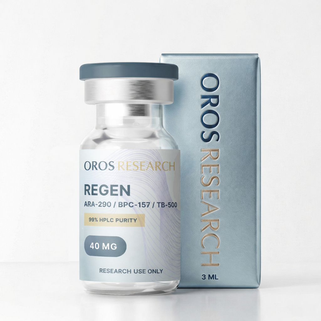 Regen - ARA-290 30mg, BPC-157 5mg, TB-500 5mg (40mg Blend) - OROS Research